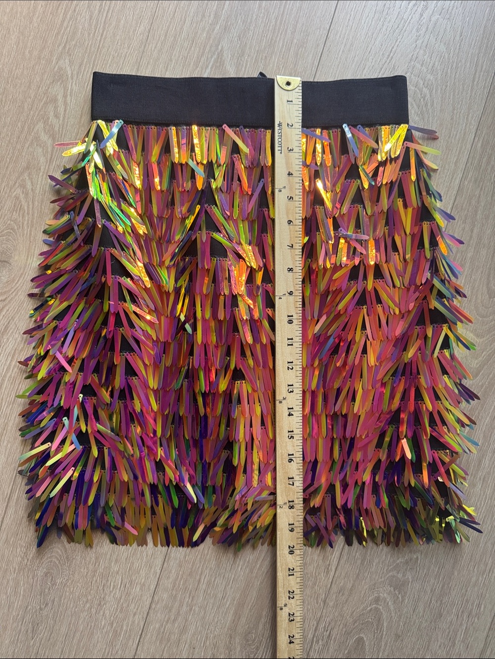 Milly Matchstick Sequin Pencil Skirt Size 2 (estimated) - Picture 16 of 16
